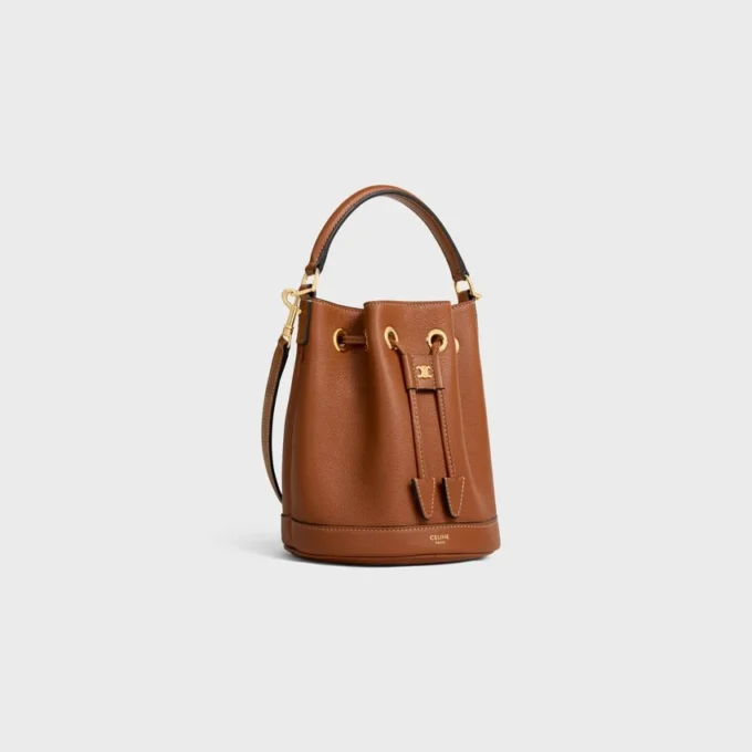 Sac Teen Clara en cuir de veau grainé souple