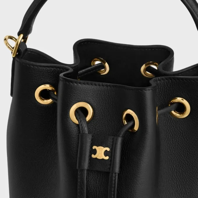 Sac Teen Clara en cuir de veau grainé souple