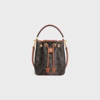Sac Teen Clara en Triomphe Canvas et cuir de veau