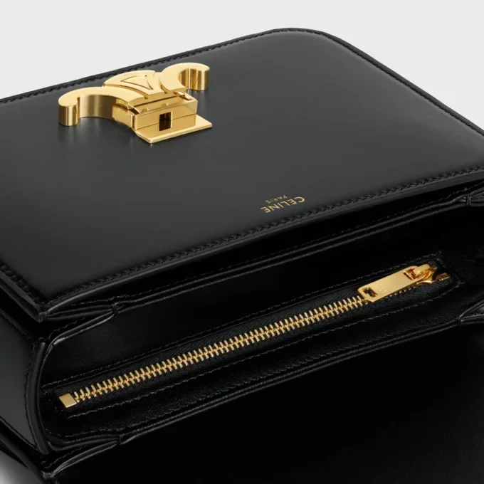 Sac Teen Garance en cuir de veau brillant