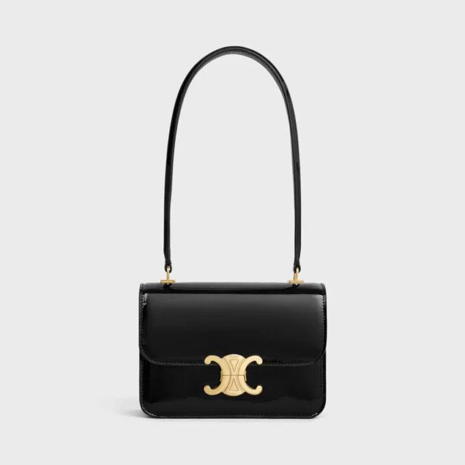 Sac Teen Garance en cuir de veau verni