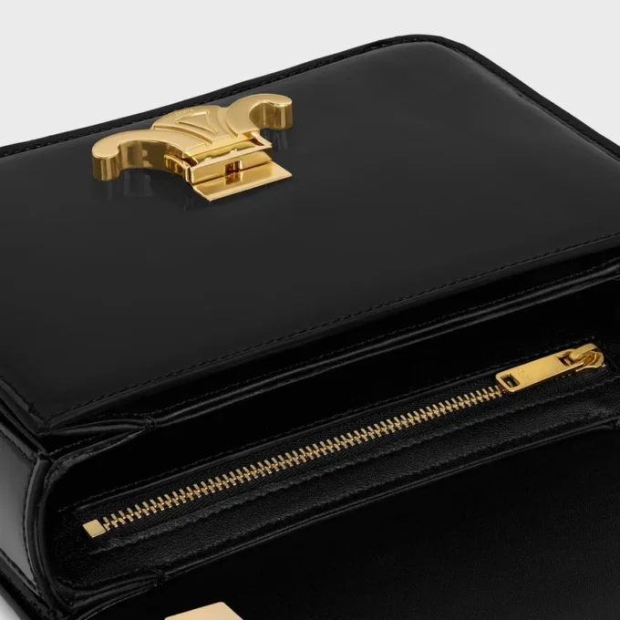 Sac Teen Garance en cuir de veau verni