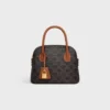 Sac Teen Honorine en toile Triomphe Canvas et cuir de veau