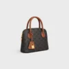 Sac Teen Honorine en toile Triomphe Canvas et cuir de veau