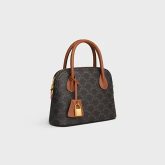 Sac Teen Honorine en toile Triomphe Canvas et cuir de veau