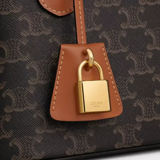 Sac Teen Honorine en toile Triomphe Canvas et cuir de veau