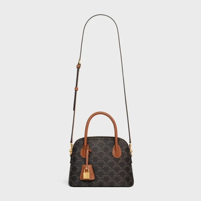 Sac Teen Honorine en toile Triomphe Canvas et cuir de veau