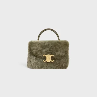 Sac Teen Nino en peau de mouton et cuir de veau suédé