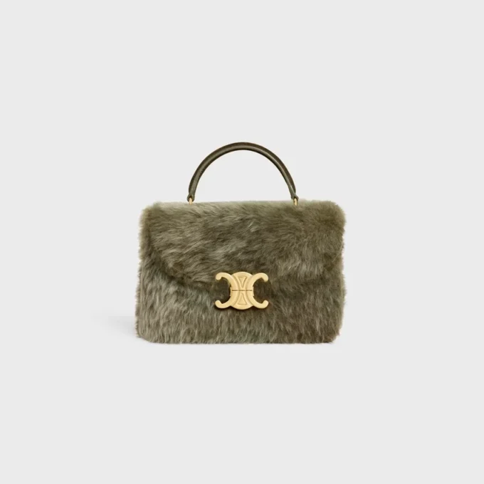 Sac Teen Nino en peau de mouton et cuir de veau suédé
