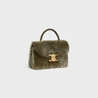 Sac Teen Nino en peau de mouton et cuir de veau suédé