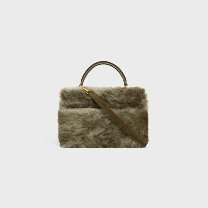 Sac Teen Nino en peau de mouton et cuir de veau suédé