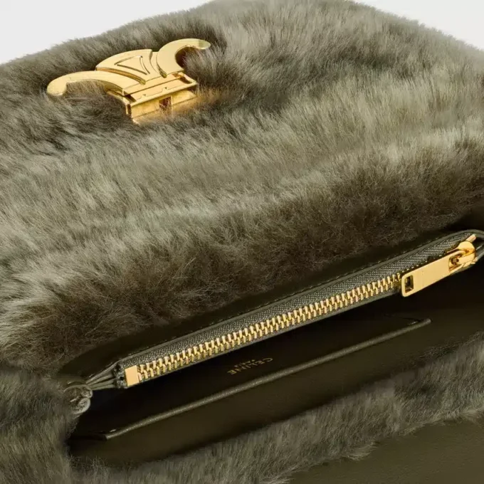 Sac Teen Nino en peau de mouton et cuir de veau suédé