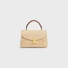 Sac Teen Nino en raphia et cuir de veau