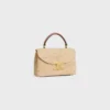 Sac Teen Nino en raphia et cuir de veau