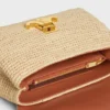Sac Teen Nino en raphia et cuir de veau