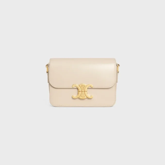 Sac Teen Triomphe en cuir de veau brillant