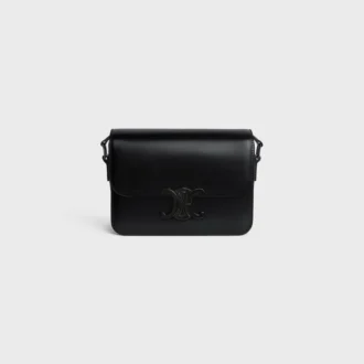 Sac Teen Triomphe en cuir de veau brillant