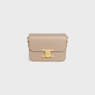 Sac Teen Triomphe en cuir de veau brillant