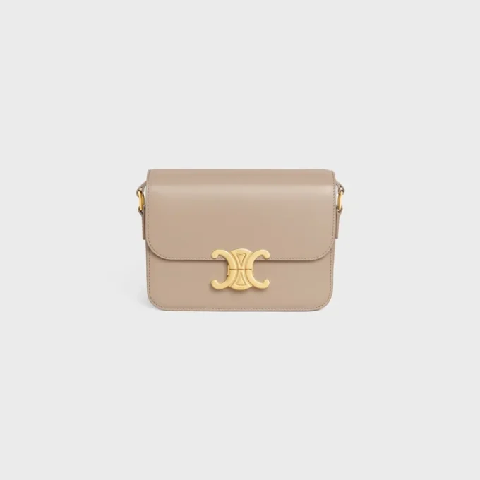 Sac Teen Triomphe en cuir de veau brillant Sac Teen Triomphe en cuir de veau brillant