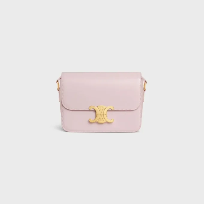 Sac Teen Triomphe en cuir de veau brillant
