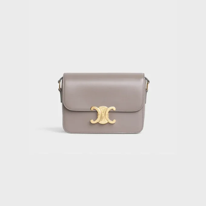 Sac Teen Triomphe en cuir de veau brillant Sac Teen Triomphe en cuir de veau brillant