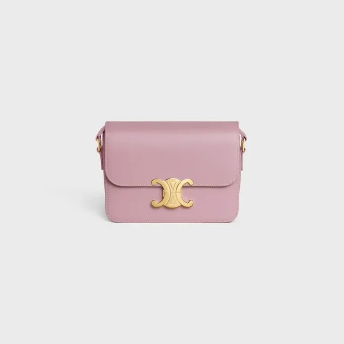 Sac Teen Triomphe en cuir de veau brillant Sac Teen Triomphe en cuir de veau brillant