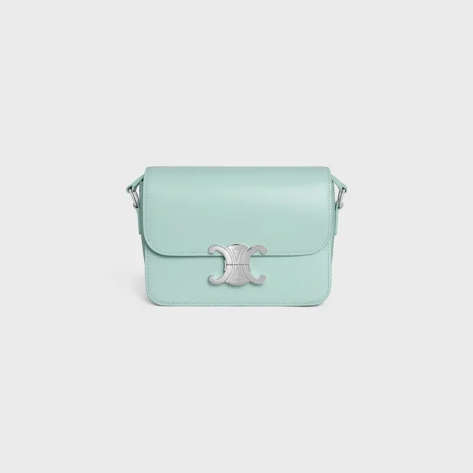 Sac Teen Triomphe en cuir de veau brillant