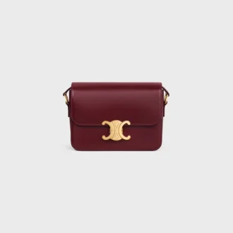 Sac Teen Triomphe en cuir de veau brillant