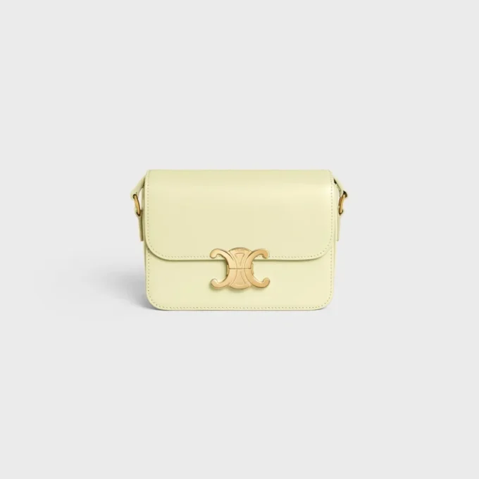 Sac Teen Triomphe en cuir de veau brillant
