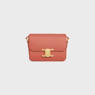 Sac Teen Triomphe en cuir de veau brillant