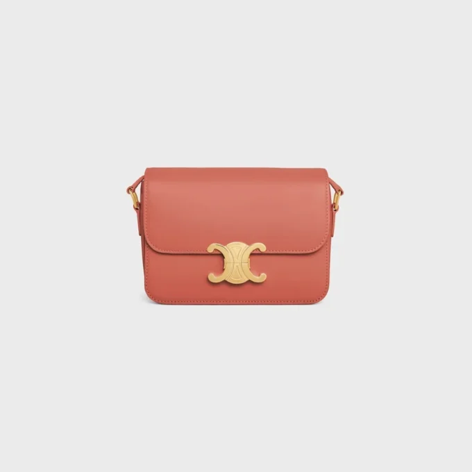 Sac Teen Triomphe en cuir de veau brillant
