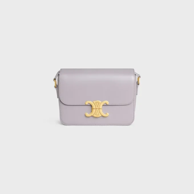 Sac Teen Triomphe en cuir de veau brillant
