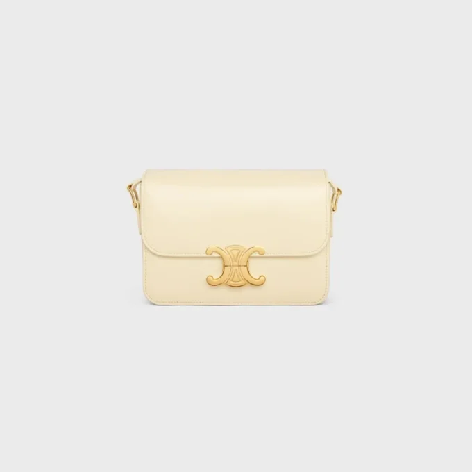 Sac Teen Triomphe en cuir de veau brillant