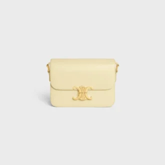 Sac Teen Triomphe en cuir de veau brillant