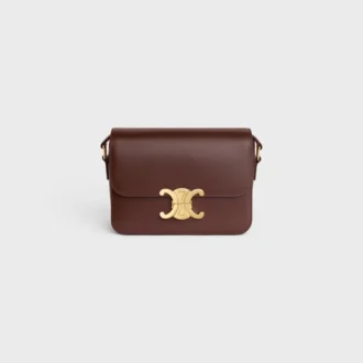 Sac Teen Triomphe en cuir de veau brillant