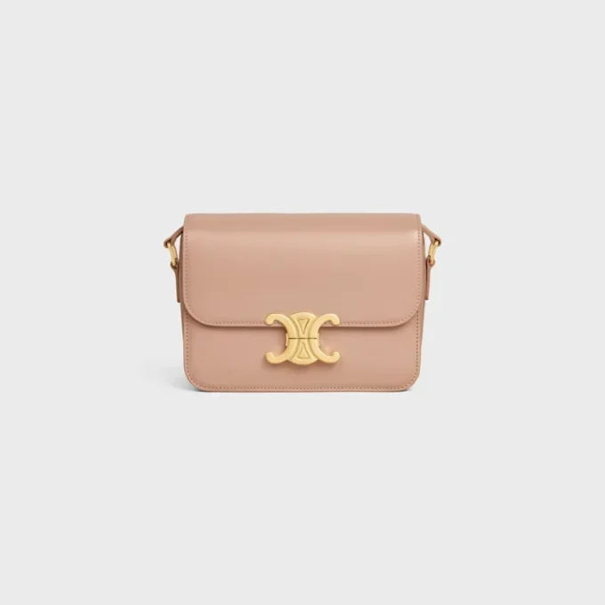 Sac Teen Triomphe en cuir de veau brillant