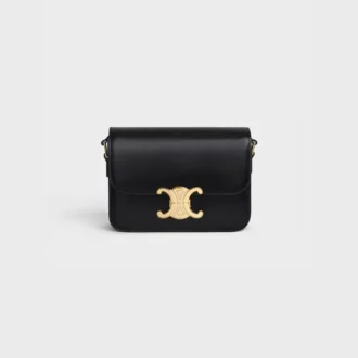 Sac Teen Triomphe en cuir de veau brillant