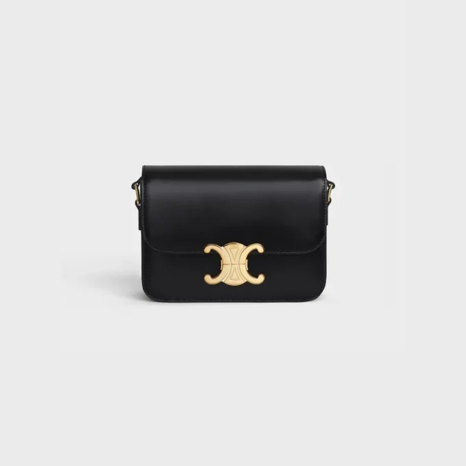 Sac Teen Triomphe en cuir de veau brillant Sac Teen Triomphe en cuir de veau brillant
