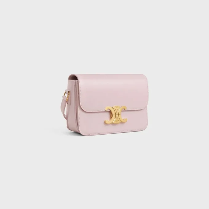 Sac Teen Triomphe en cuir de veau brillant