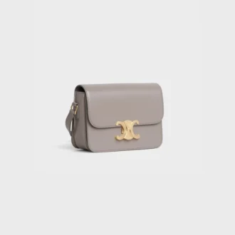 Sac Teen Triomphe en cuir de veau brillant