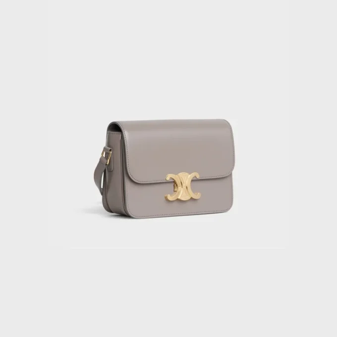 Sac Teen Triomphe en cuir de veau brillant Sac Teen Triomphe en cuir de veau brillant