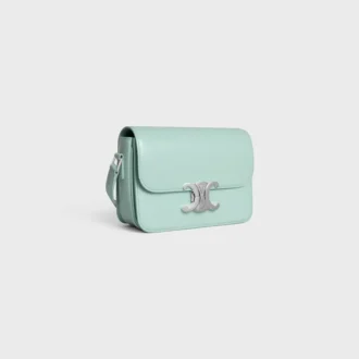 Sac Teen Triomphe en cuir de veau brillant