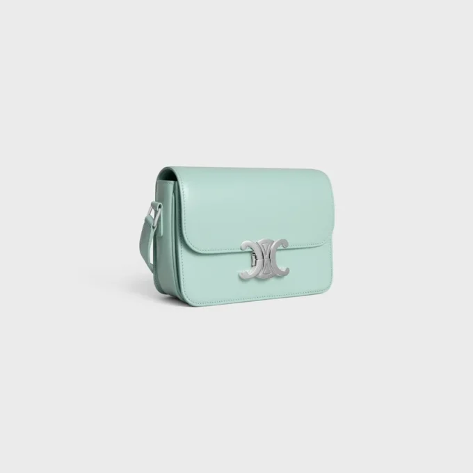 Sac Teen Triomphe en cuir de veau brillant