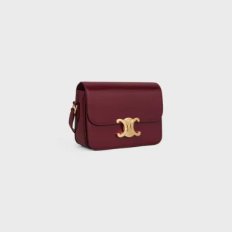 Sac Teen Triomphe en cuir de veau brillant
