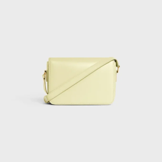 Sac Teen Triomphe en cuir de veau brillant