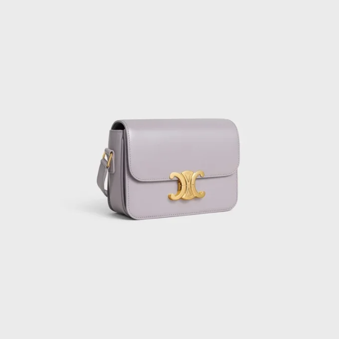 Sac Teen Triomphe en cuir de veau brillant