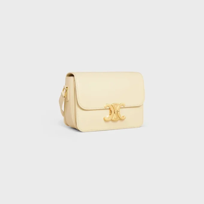 Sac Teen Triomphe en cuir de veau brillant