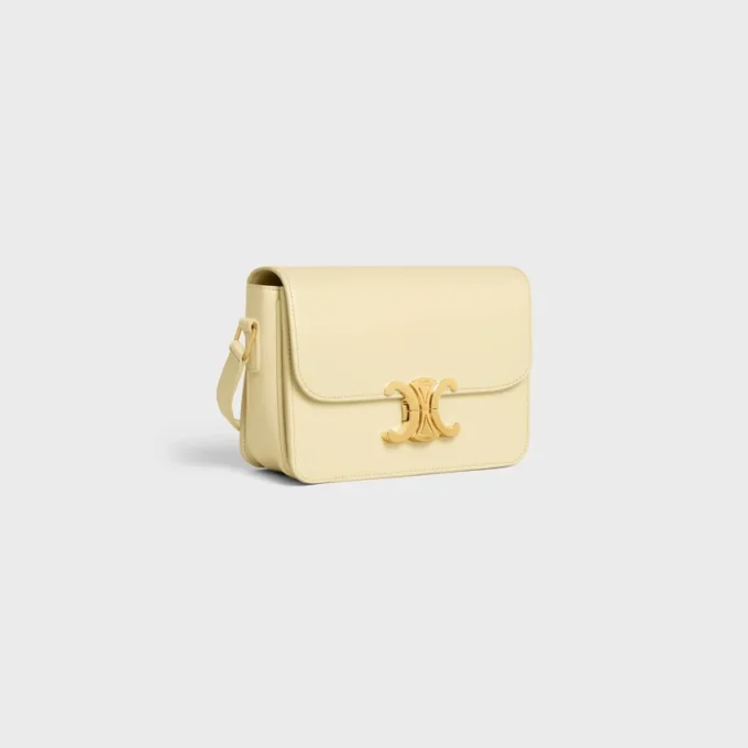Sac Teen Triomphe en cuir de veau brillant