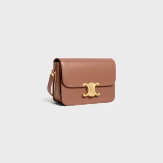 Sac Teen Triomphe en cuir de veau brillant