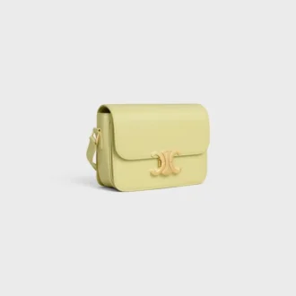 Sac Teen Triomphe en cuir de veau brillant